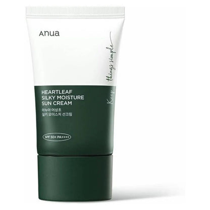 ANUA Heartleaf Silky Moisture Sun Cream SPF 50+ PA++++ | 50ml