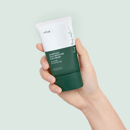 ANUA Heartleaf Silky Moisture Sun Cream SPF 50+ PA++++ | 50ml