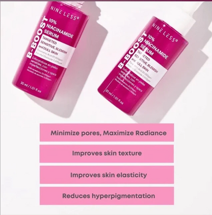 Nineless - Serum & Toner 10% Niacinamide Serum | Brightening & Pore Reduce | 30ml