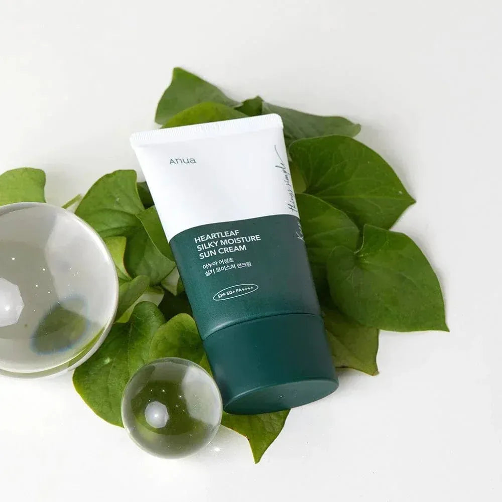 ANUA Heartleaf Silky Moisture Sun Cream SPF 50+ PA++++ | 50ml